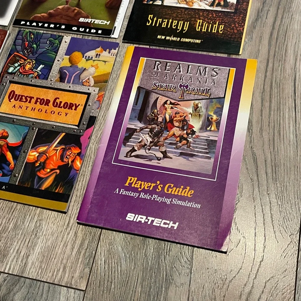 16 PC Game Manual Lot Might and Magic Quest for Glory Fable Dungeons & Dragons